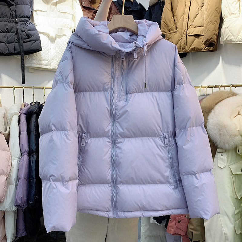 New Korean Style Small White Duck Down Jacket