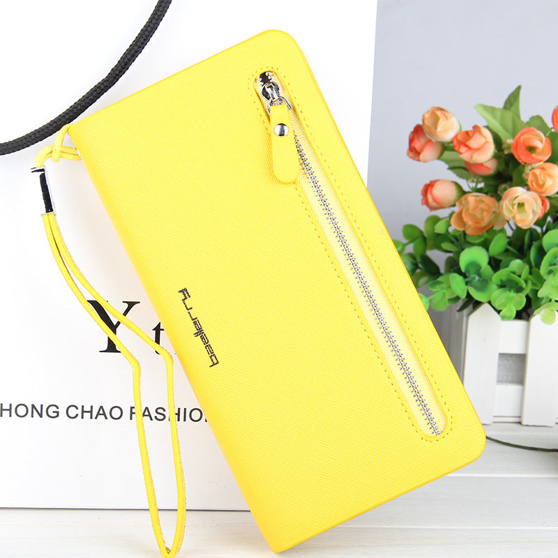 Multi-functional Women's Wallet Long Zipper Phone Bag