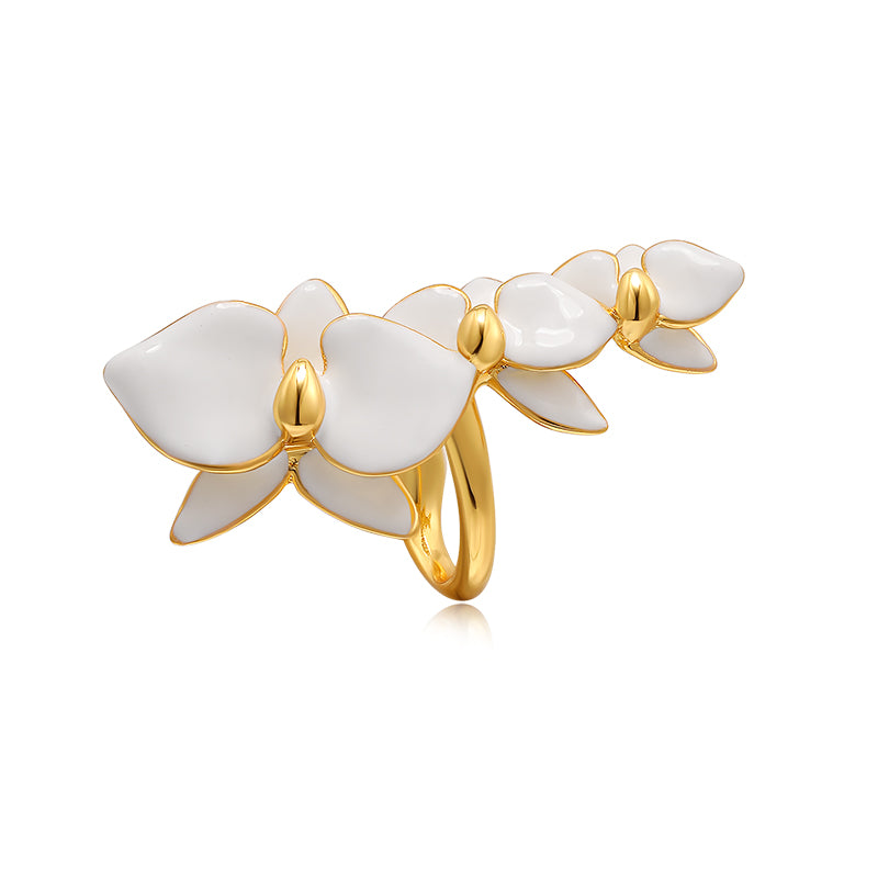 Women's Light Luxury Retro Butterfly Orchid Ear Clip