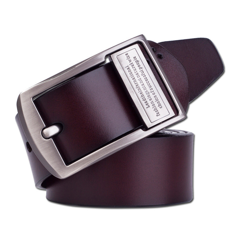 Men's Leather Pin Buckle Belt Fashion Casual