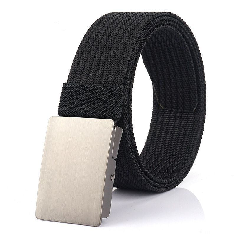 Outdoor Sports Automatic Buckle Canvas Belt