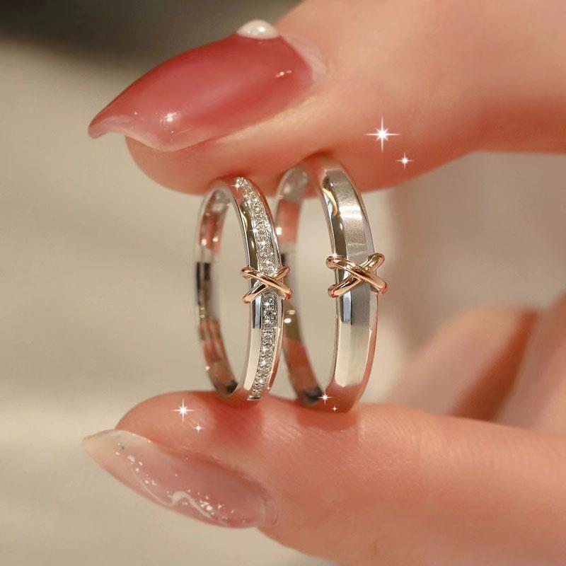 A New Pair Of Silver Lovers' Rings Designed By A Minority