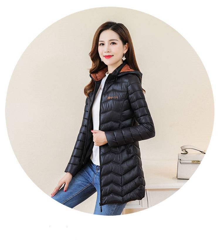 Women's Padded Mid-length Slim Fashion Slim Padded Jacket