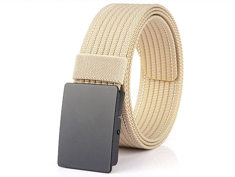 Outdoor Sports Automatic Buckle Canvas Belt