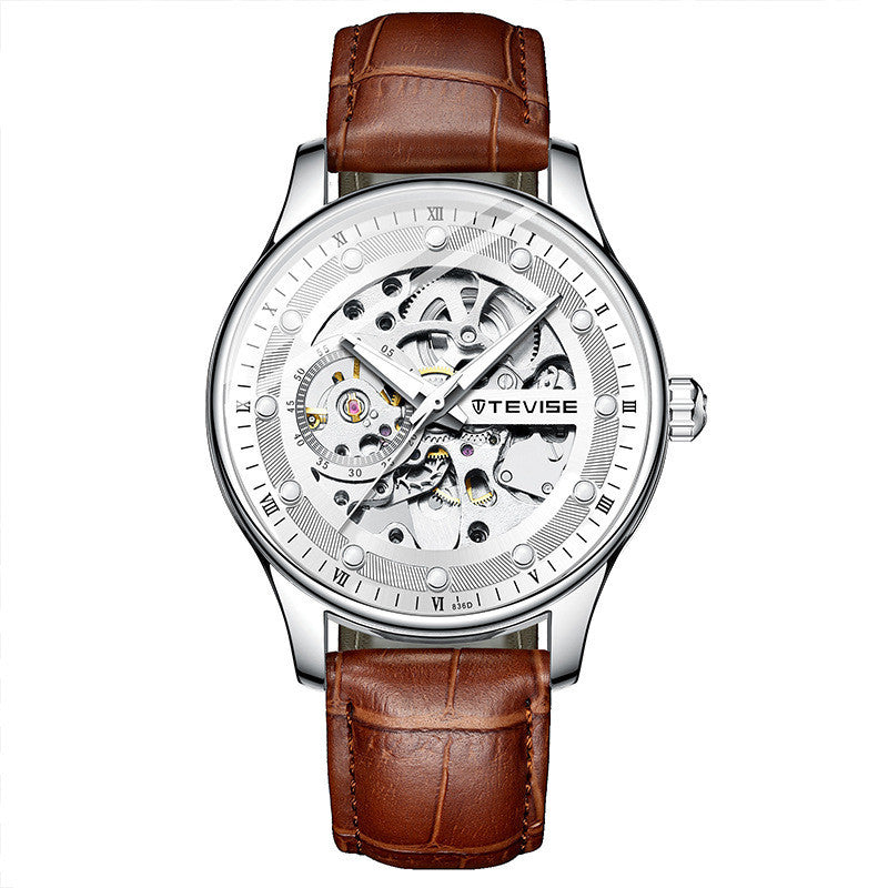 New Hollow Fashionable Waterproof Mechanical Watch