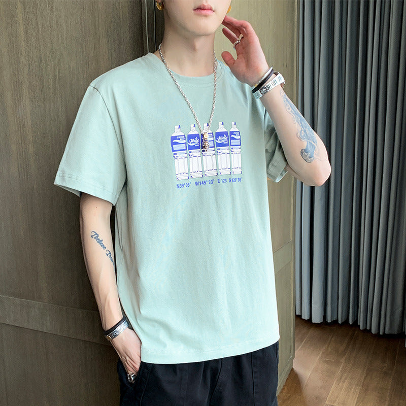 Loose Boys' T-shirt Trendy Cotton T-shirt Summer