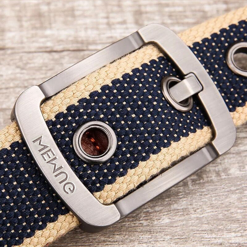 Casual Outdoor Men's Ladies Pin Buckle Canvas Belt