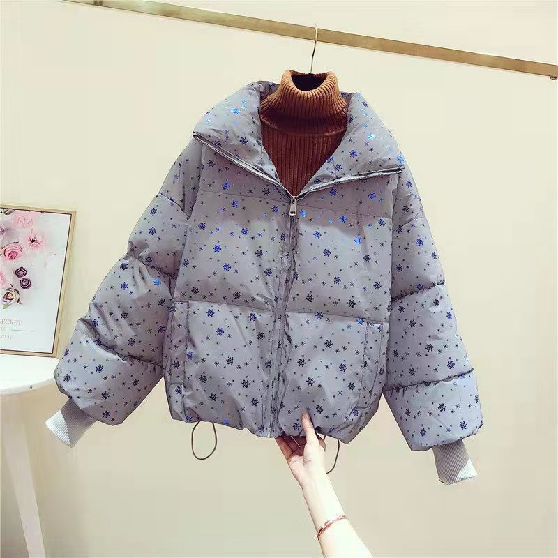 Large Size 200 Catties Cotton Coat Loose Stand Collar