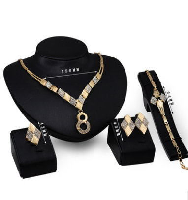 Simple All-match Alloy Jewelry Set Necklace
