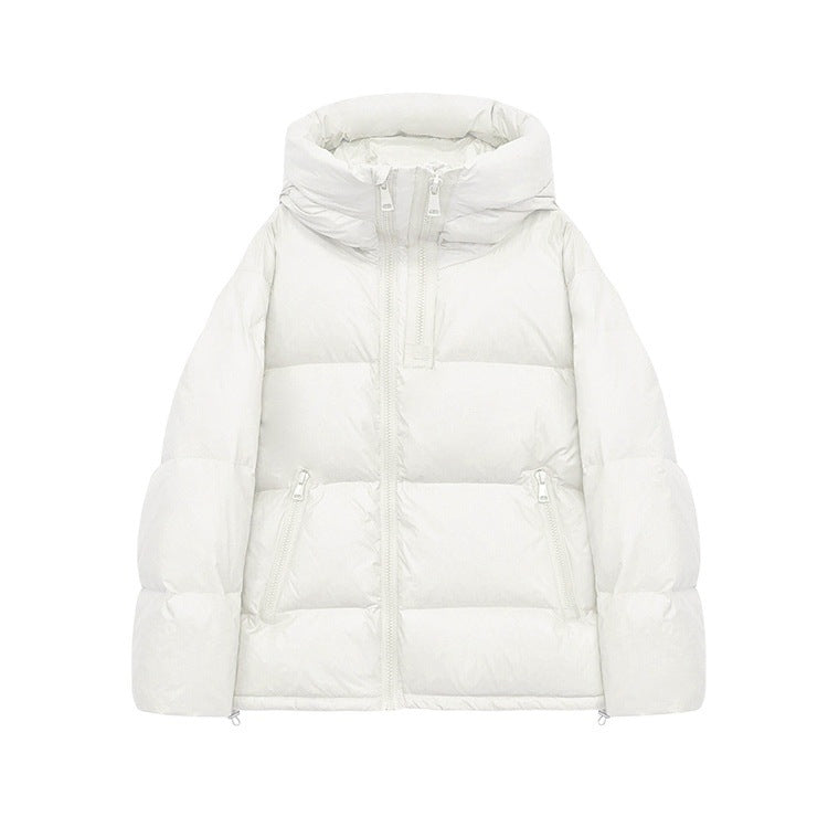 New Korean Style Small White Duck Down Jacket