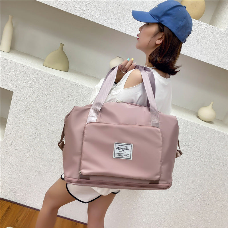 Multi-pocket Hand Travel Bag Women Short-distance Waterproof Lightweight Luggage Bag Large Capacity