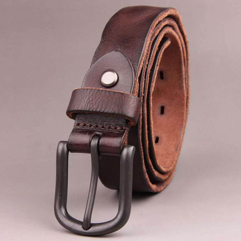 Pure Leather Ladies Belt Top Layer Simple