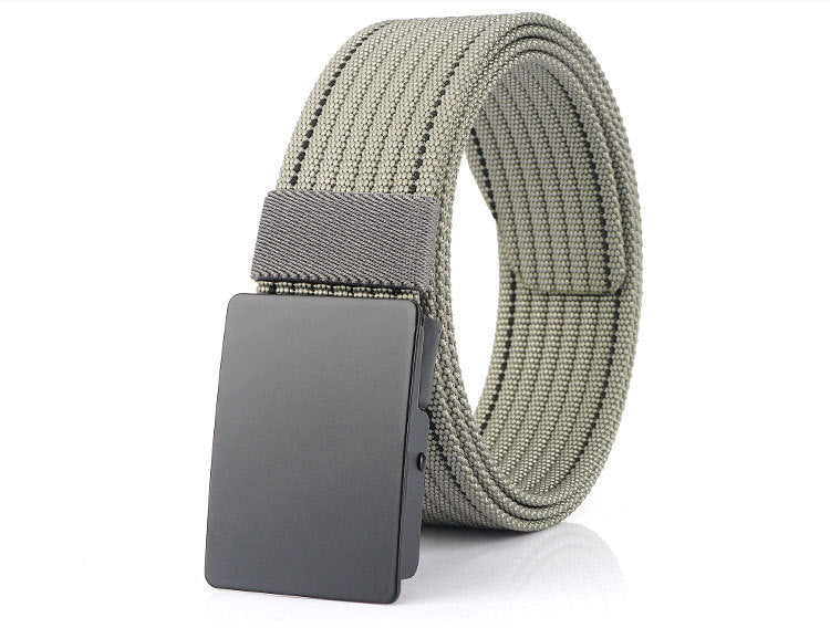 Outdoor Sports Automatic Buckle Canvas Belt