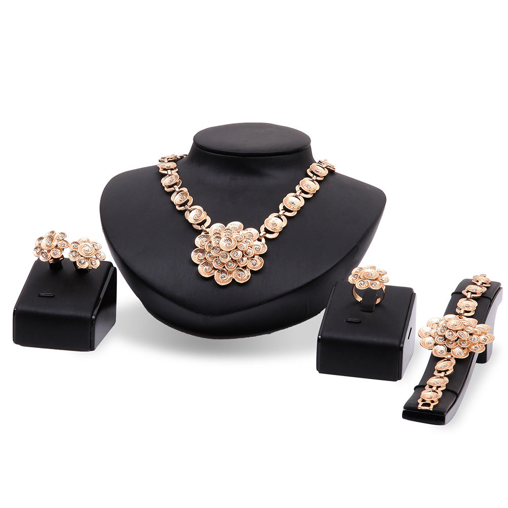 Alloy Four-piece Alloy Jewelry Set