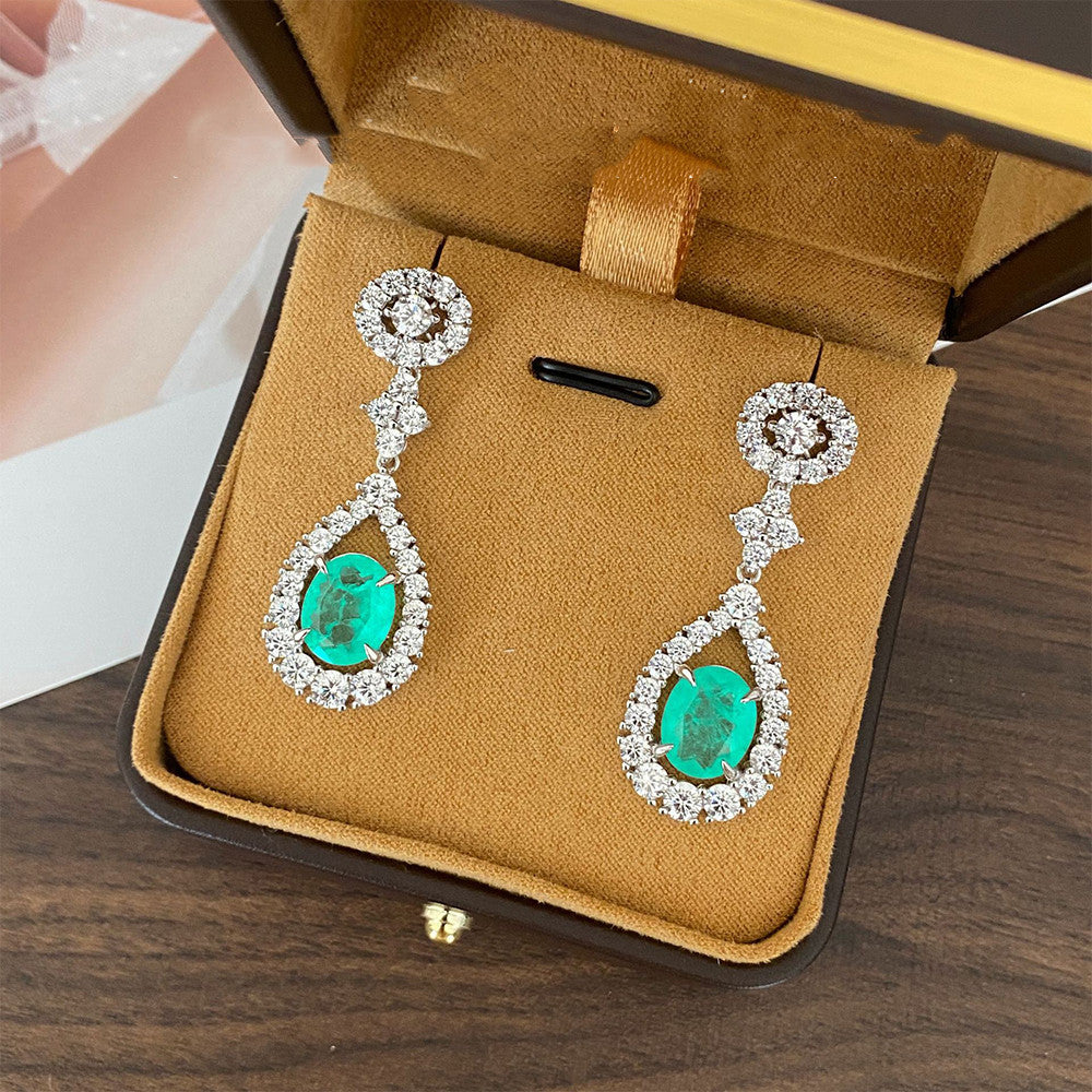 Ladies Fashion Personality Christmas Gift Box Earrings