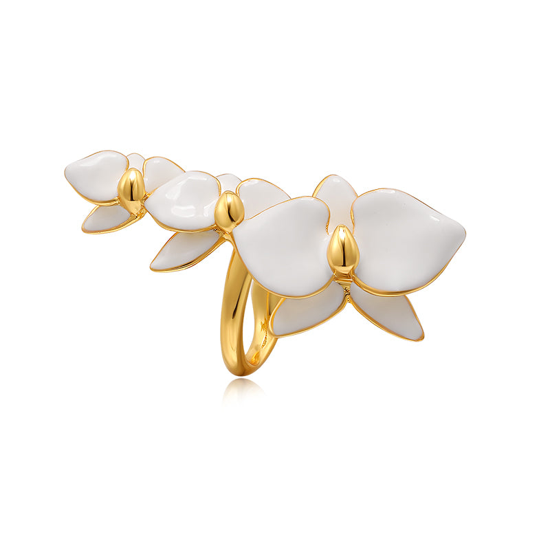 Women's Light Luxury Retro Butterfly Orchid Ear Clip