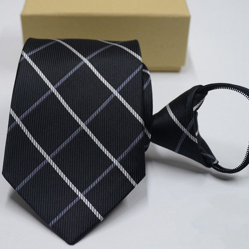 Men's Tie Free Shipping Business Formal Zipper