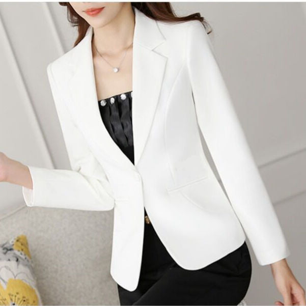 Fashion Slim Short Casual Ladies Suit Jacket